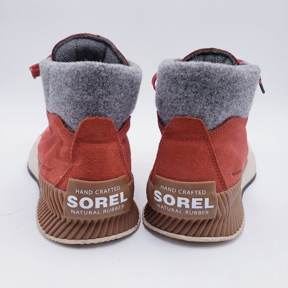Sorel Women's Out N About III Conquest Winter Ankle Boot Warp Red Chalk Size 10 - Picture 3 of 11